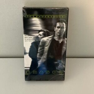 Eraser / Movie (VHS, 1996) Great‎ Arnold Movie SEALED